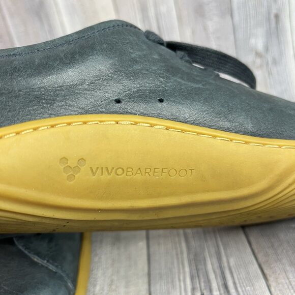 VivoBarefoot Addis Barefoot Sneakers 300123-01 Black Leather Men’s Size 45 EUR main image 6